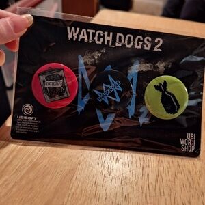 Ubisoft Watch Dogs 2 Game Logo Pins